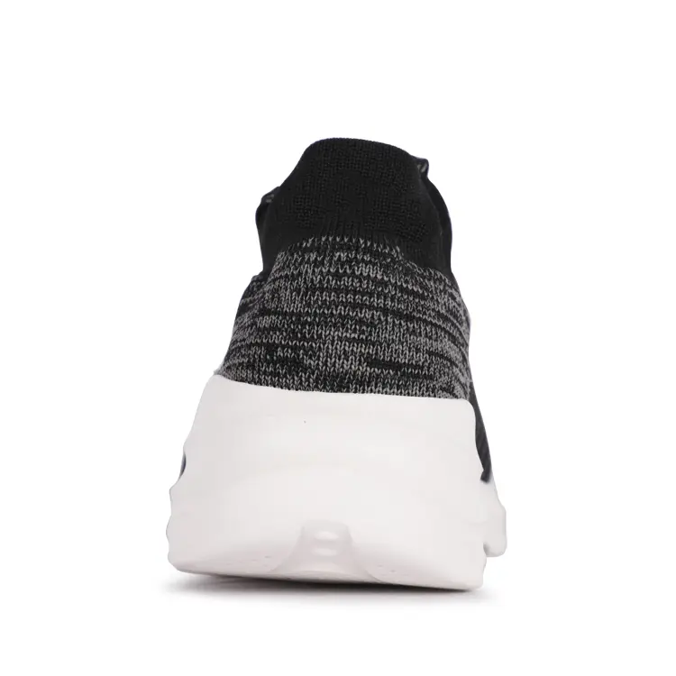 Men Sneakers Casual Shoes Supplier – Custom Brand Outdoor Walking Daily Simple Stylish Flat Sneaker Women Mens Casual Shoes Black – Jianer detail pictures