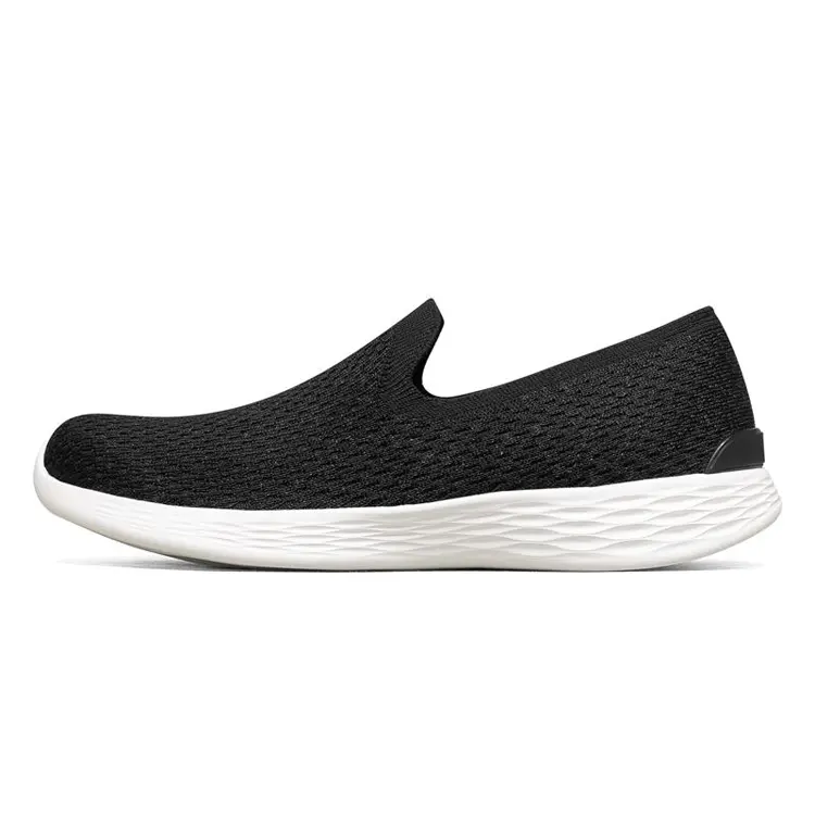 China Maker Casual Sport Shoes Lady Slip On Breathable Pink Loafer Woman Shoes Summer Flat Casual