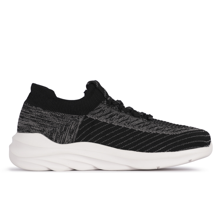 Men Sneakers Casual Shoes Supplier – Custom Brand Outdoor Walking Daily Simple Stylish Flat Sneaker Women Mens Casual Shoes Black – Jianer detail pictures